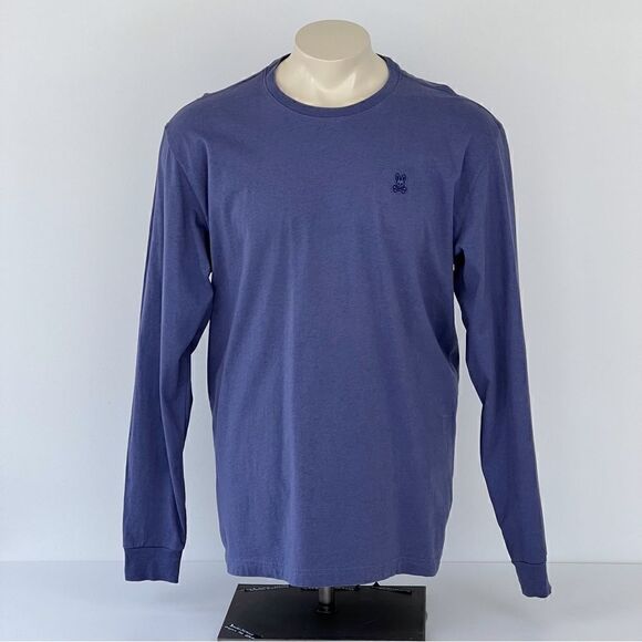 Psycho Bunny Long Sleeve Crew Neck Tee Shirt - Picture 1 of 6